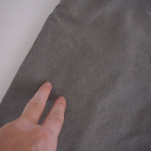 Vintage Rustler Olive Green Carpenter Dungaree Heavyweight Denim Jeans 32X32 - Picture 16 of 16